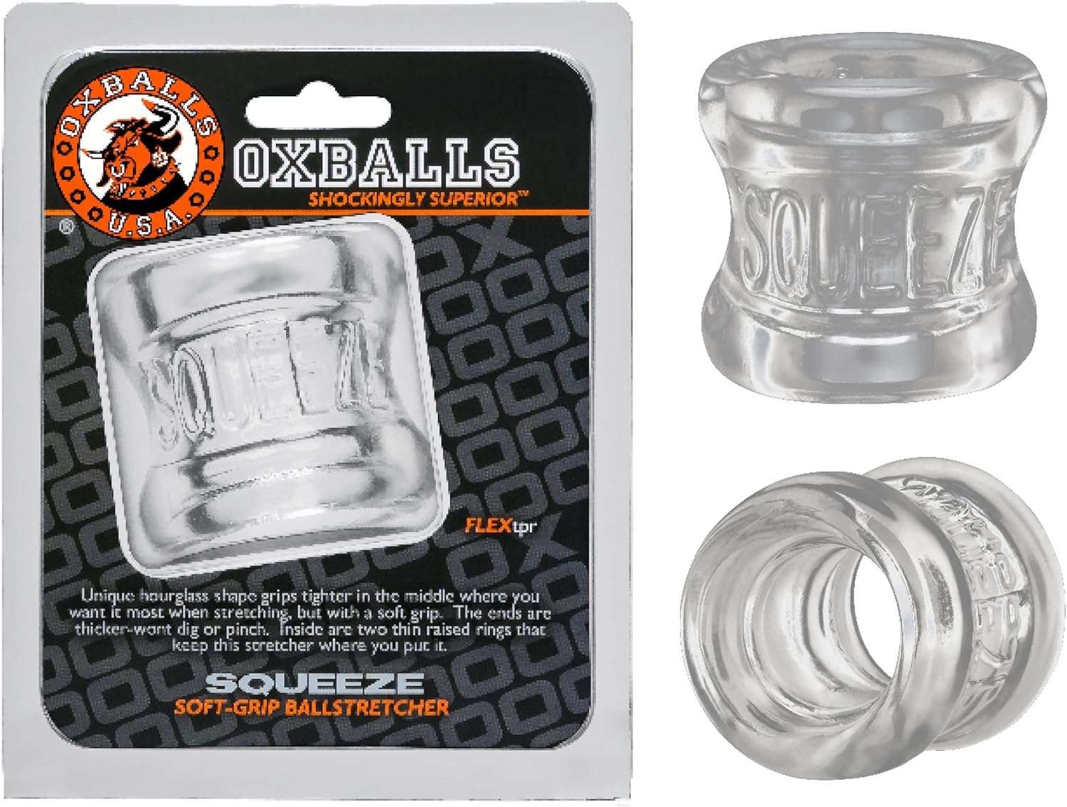 Oxballs Squeeze Ball Stretcher, Clear - Clear image number 6