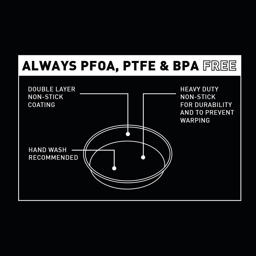 MASTERPRO MPHB33 Flan Quiche Tin, Carbon Steel/Black image number 1