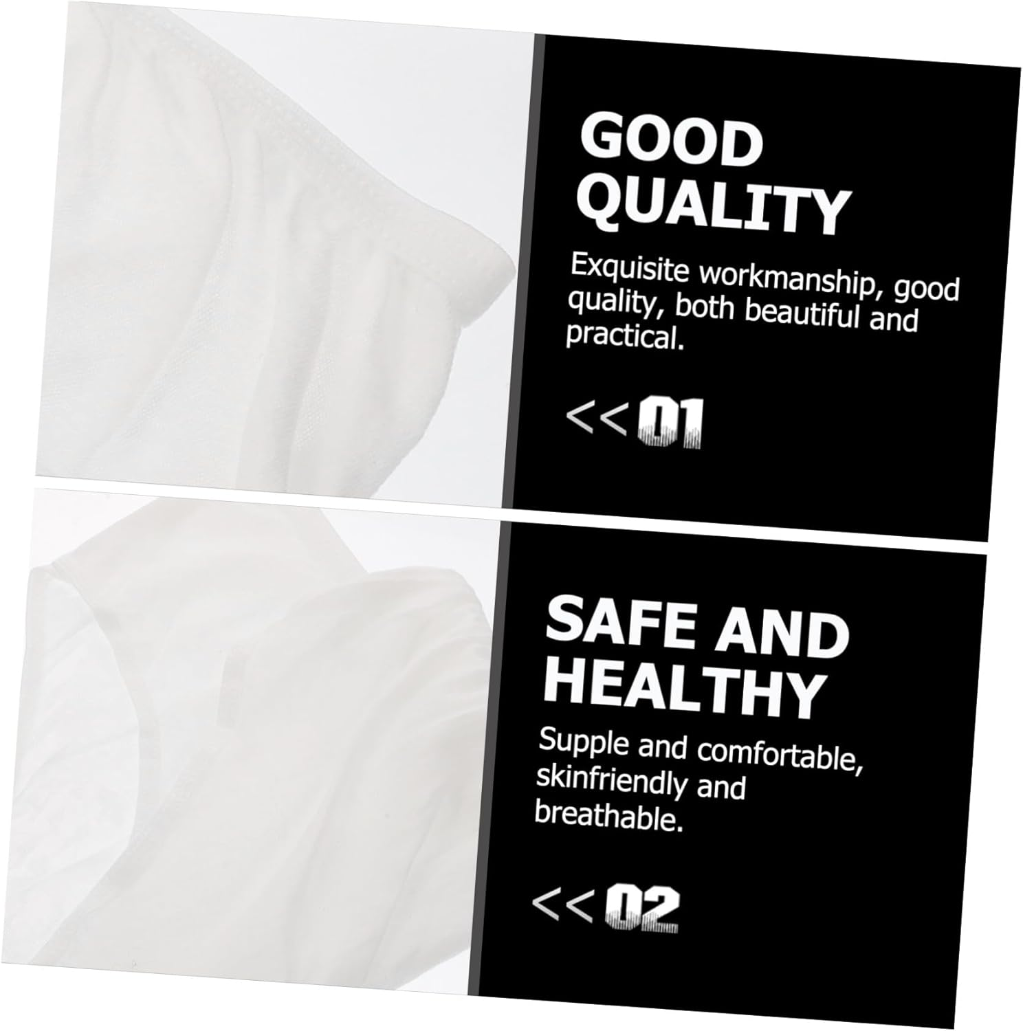 Disposable Maternity Underwear 4Pcs Breathable Cotton Female Panties Comfortable Postpartum Women XXL White image number 4