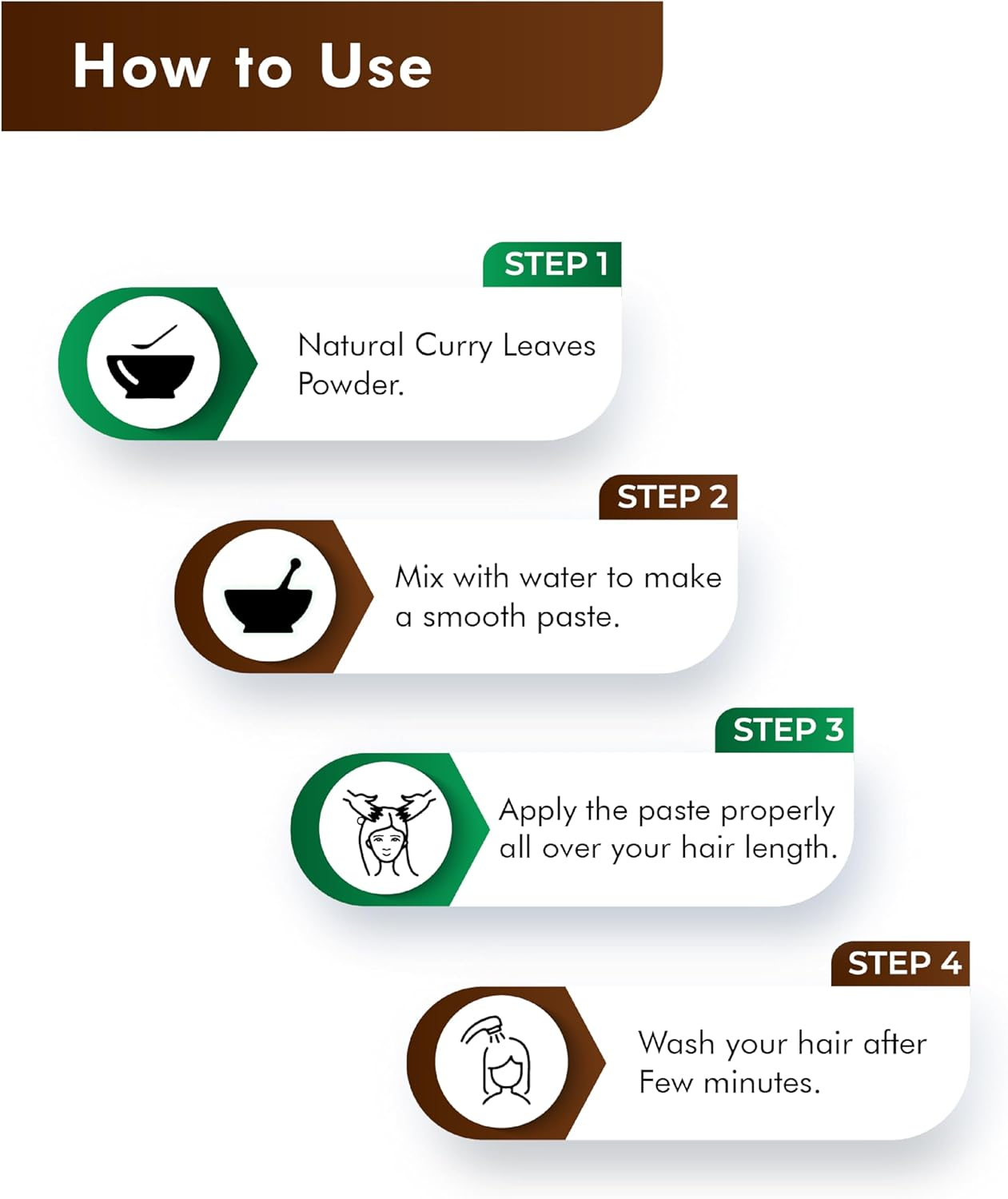 H & C Curry Leaves Powder- 227G (0.5 Lb) for Hair Care Formulation- Known to Hair Growth Benefits image number 3