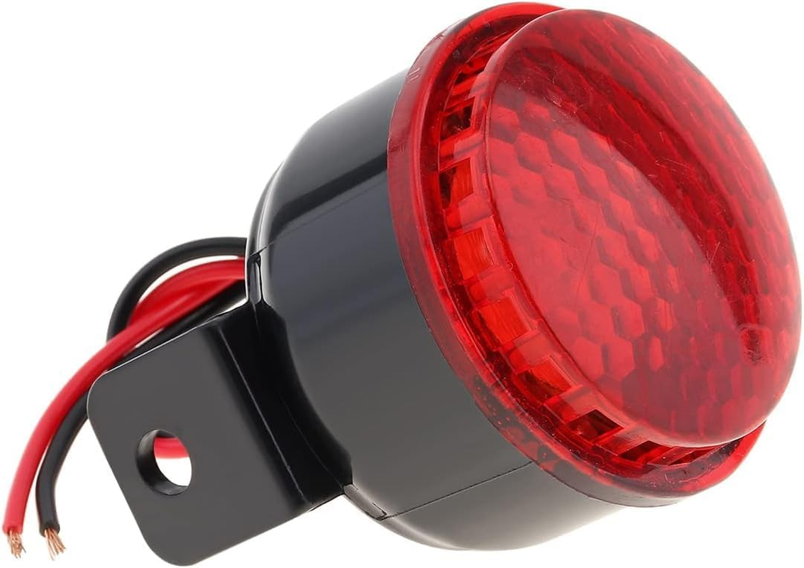 Car Back-Up Alarm with Wire/Light, 105Db Universal Waterproof Reversing Horn, 12V-24V image number 1