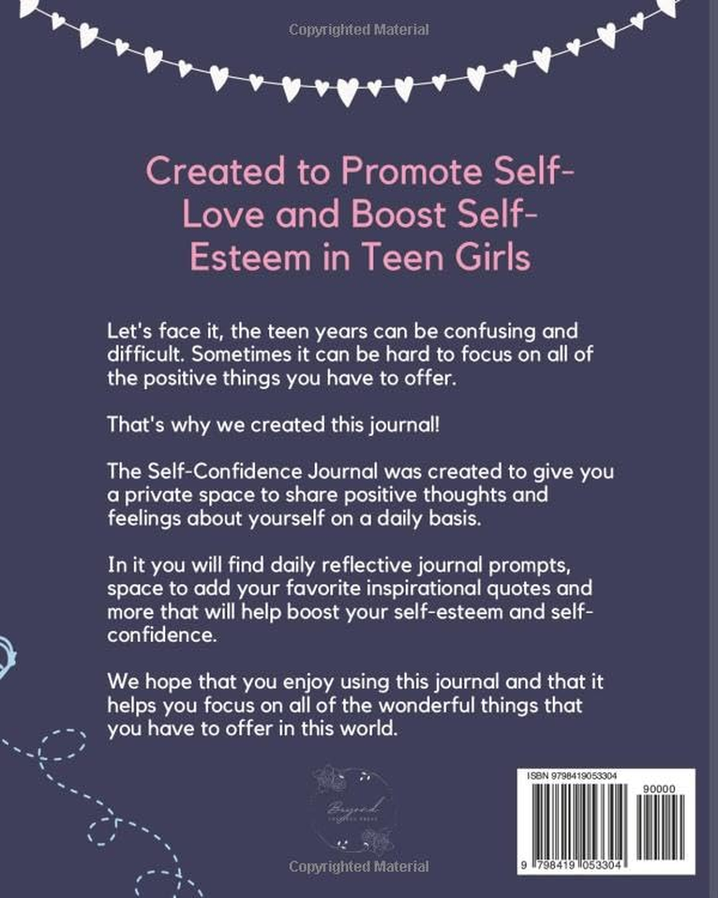 My Self Love Journal: a Journal with Prompts for Promoting Self Worth and Boosting Self-Esteem for Teen and Tween Girls image number 1