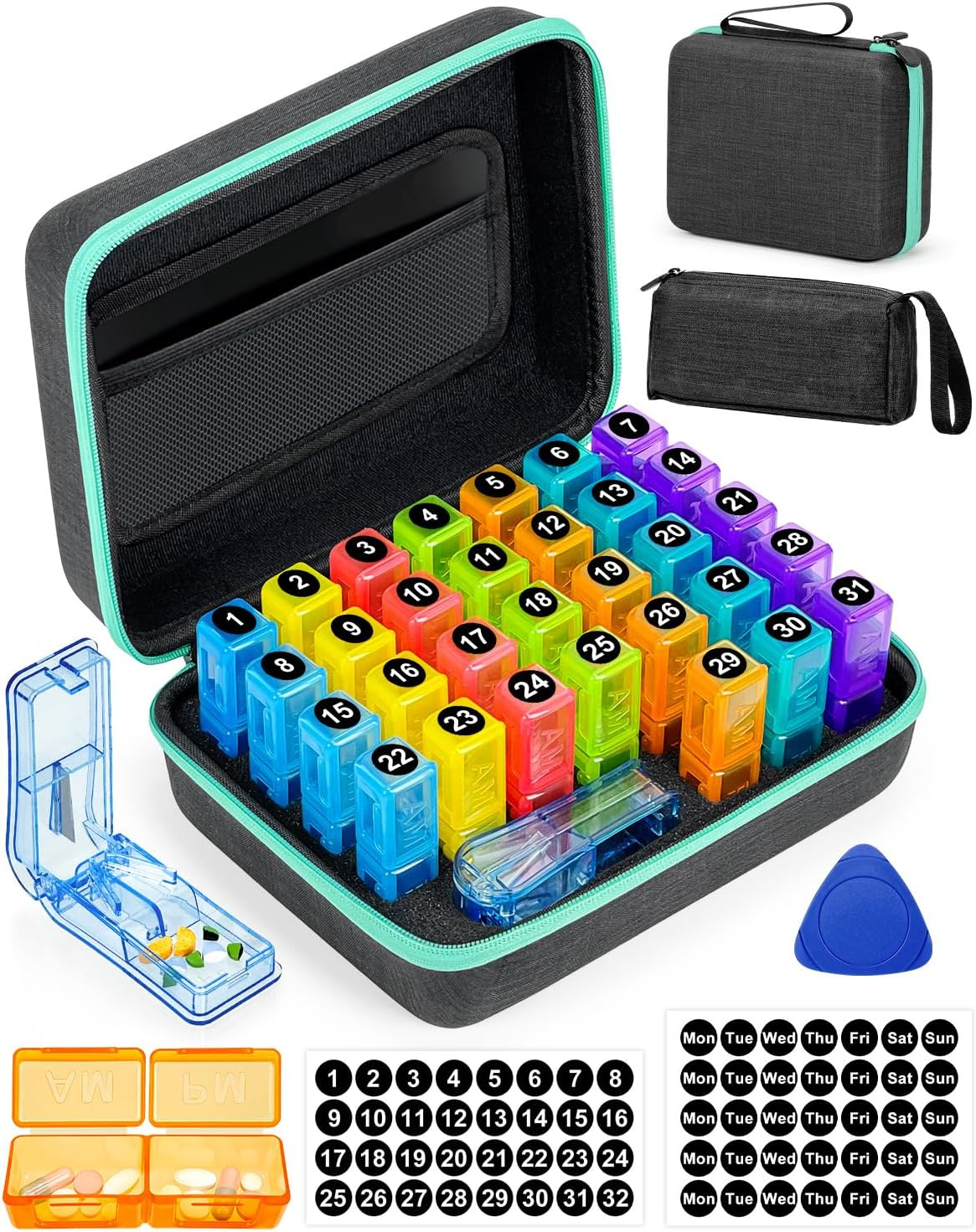 Monthly Pill Organizer (2 Times a Day) image number 4