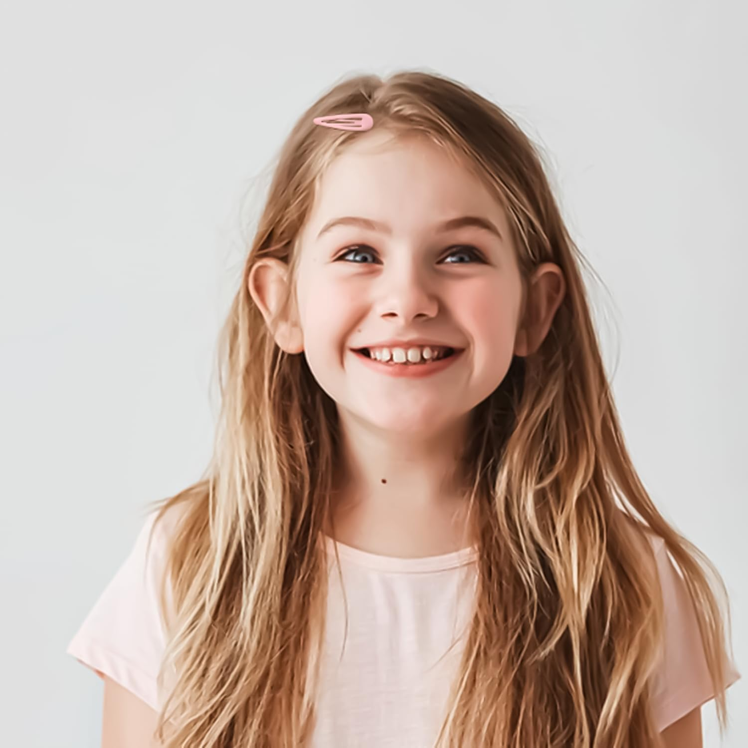 Girls' Hair Clips, 5Cm Girls' Hair Clips - Non-Slip, 30 PCS Cute Solid Colors Hair Accessories Hair Pins for Women, Girls, Cute Snap Hair Accessories for Fine/Thick Hair,Suitable for Daily Wear image number 2