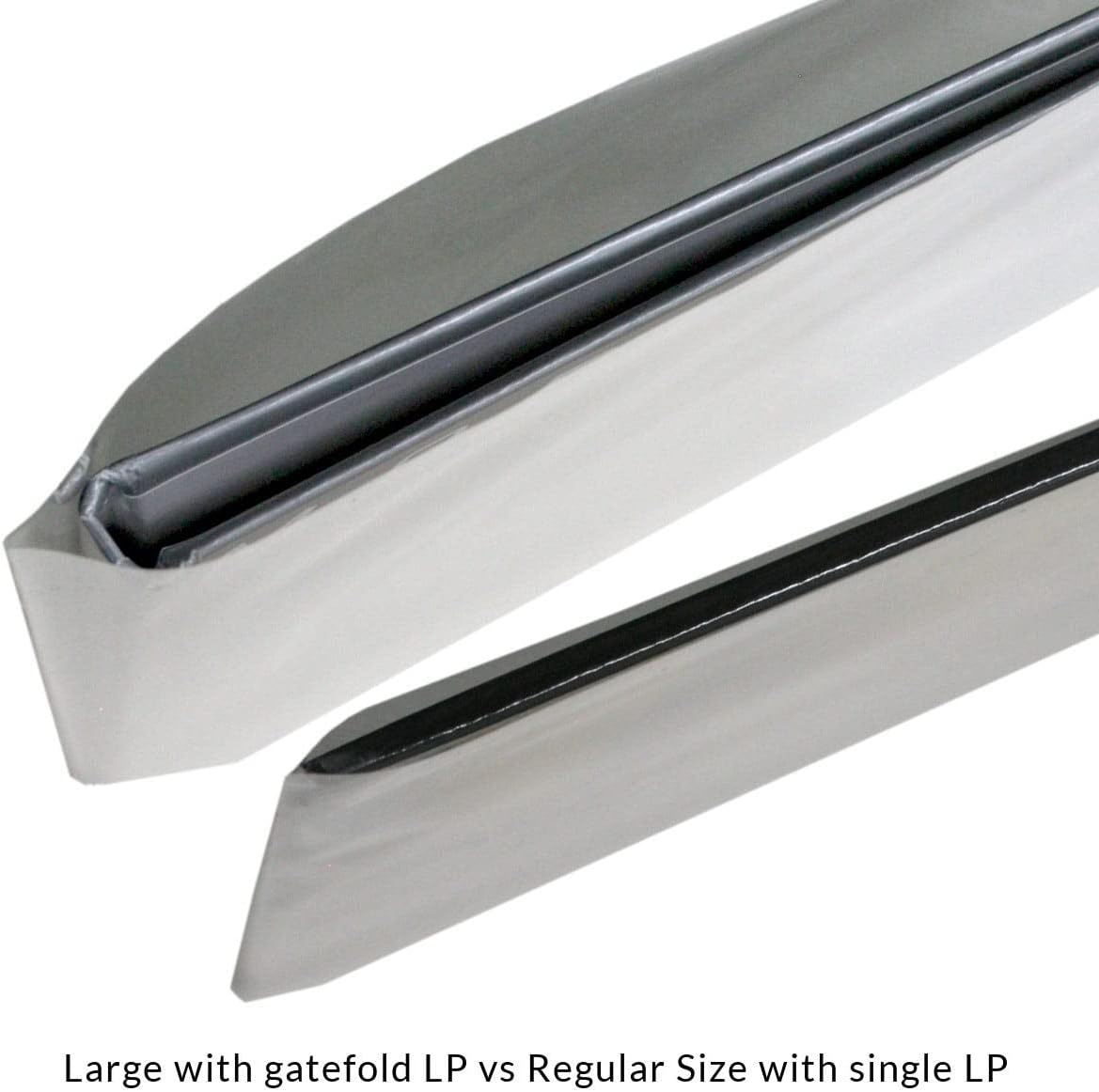 12" Inch Vinyl Outer Record Sleeves Large 33Cm X 33Cm Ultra Clear Pack of 25 image number 1