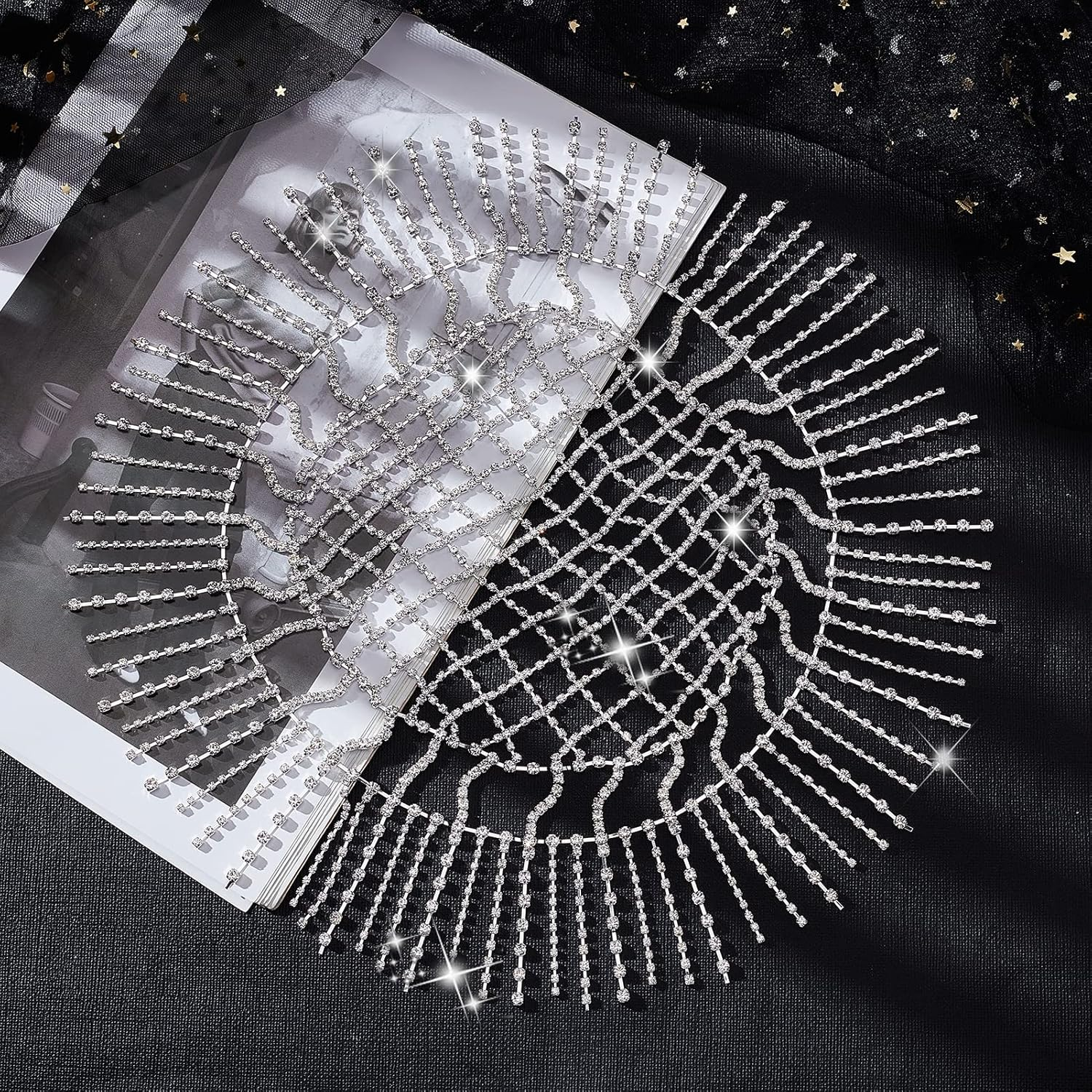 NICENEEDED Kopfschmuck Aus Strass - Style 13 image number 4