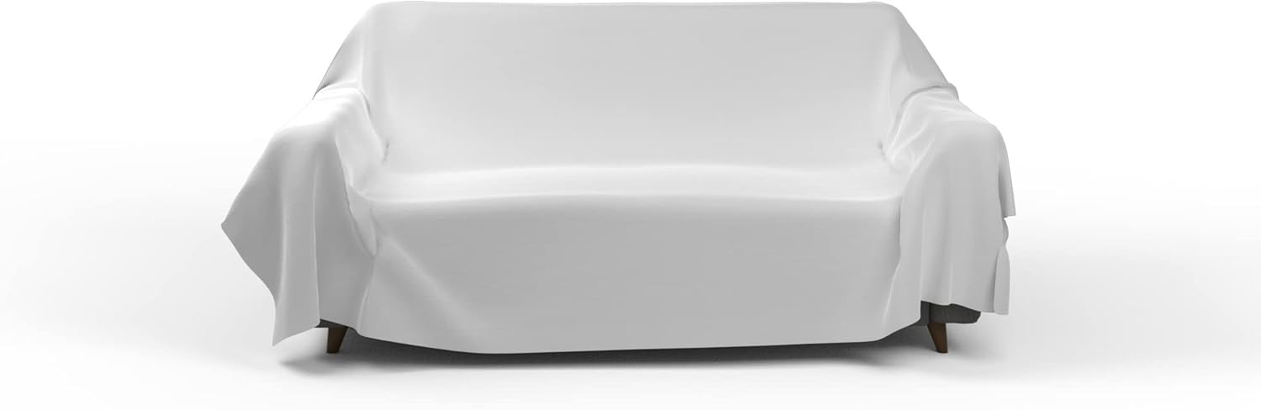 Italian Bed Linen Max-Color Plain Cream Bedspread 270 X 300 Cm