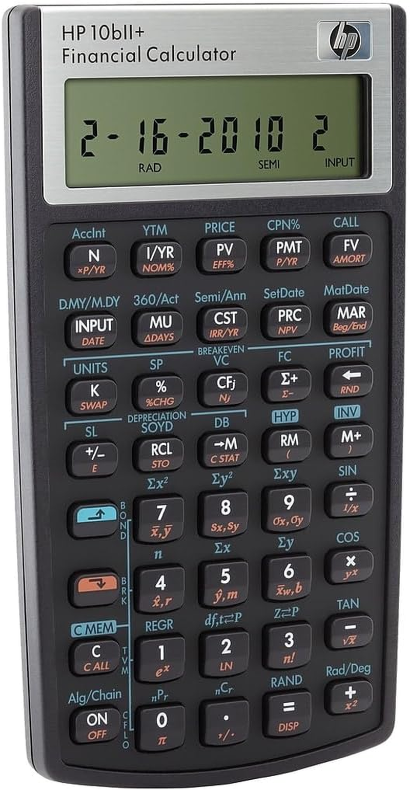 Hewlett Packard HP 10Bii+ Financial Calculator image number 2