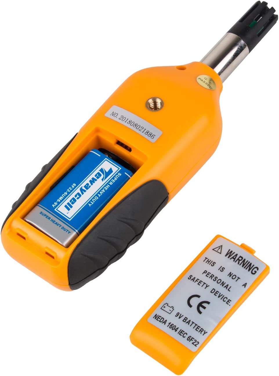 Mengshen Professional Digital Temperature Humidity Meter, Handheld Thermometer Hygrometer with Wet Bulb Dew Point Temperature HVAC Tool for Ambient Air Indoor Outdoor image number 1