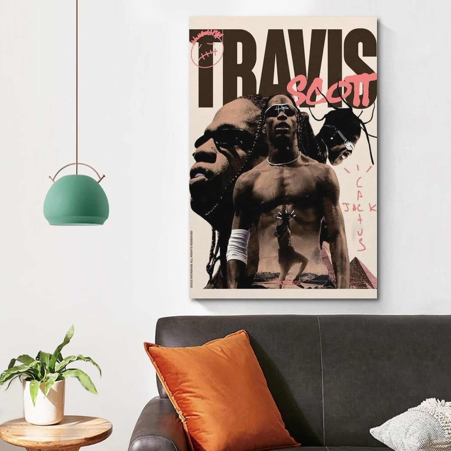Wall Art Travis Msuic Poster Scott Poster Canvas Painting Wall Art Picture Home Decor Print for Bedroom Living Room Dorm Study Bar Office 12X18Inch(30X45Cm) image number 1
