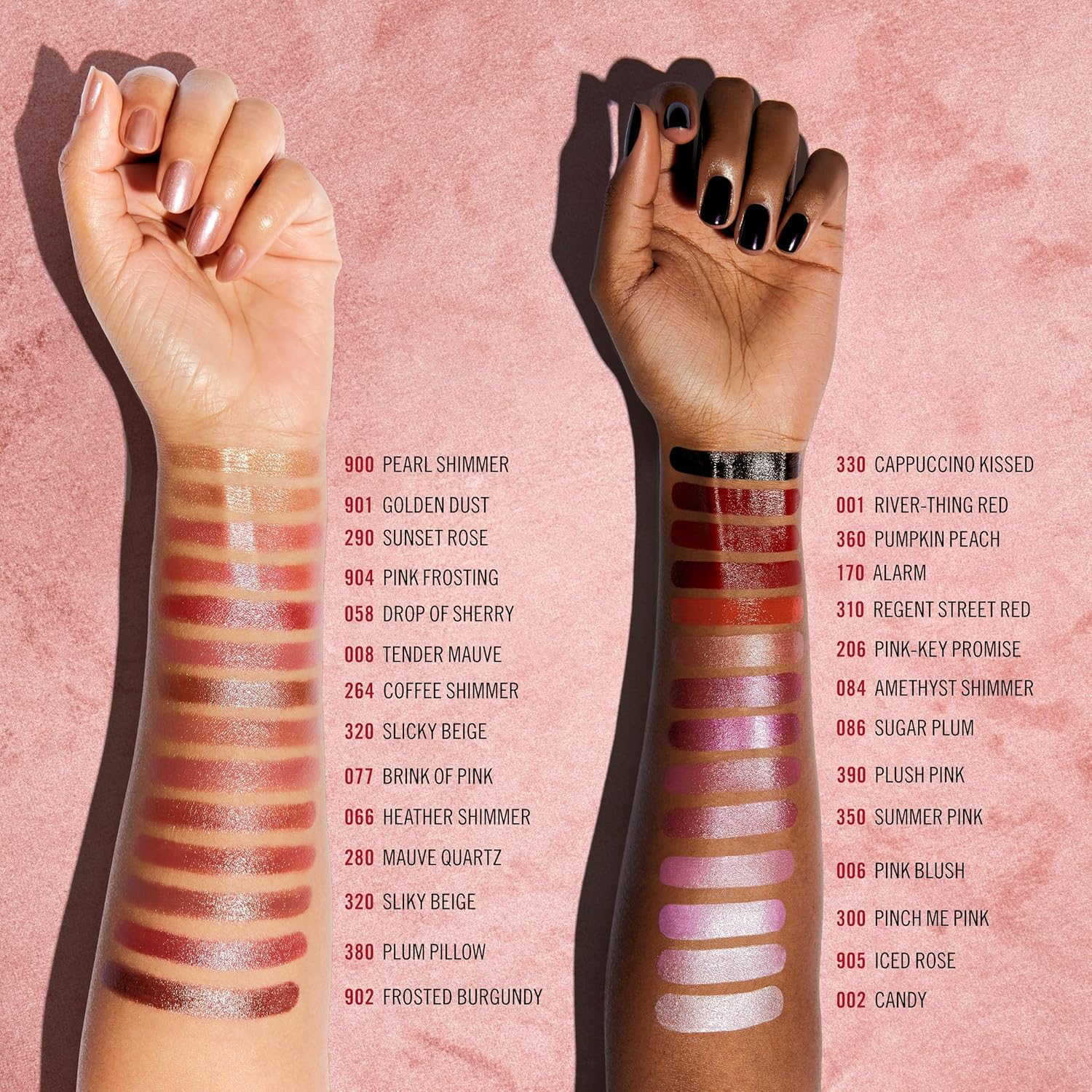 Rimmel Lasting Finish, 290 Sunset Rose, Satin Lipstick, Long-Lasting, Satin Finish, Rich Colour, Moisturising, Vegan Formula image number 6