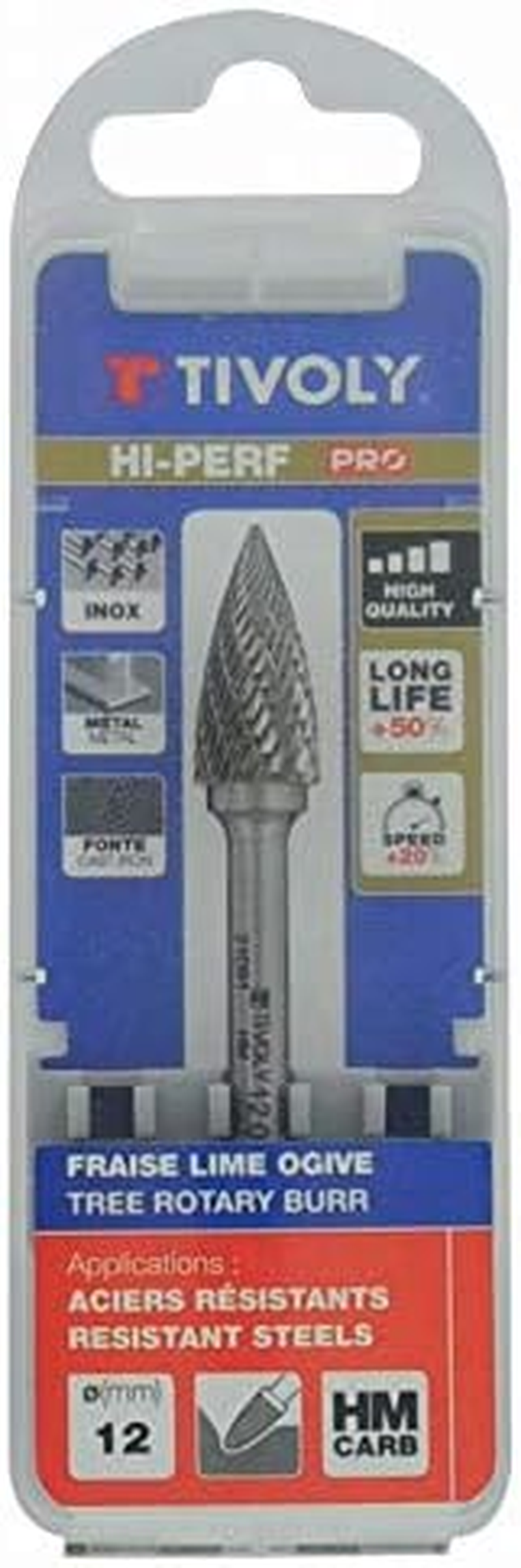 TIVOLY 10317911000 103179 Bullet Carbide File