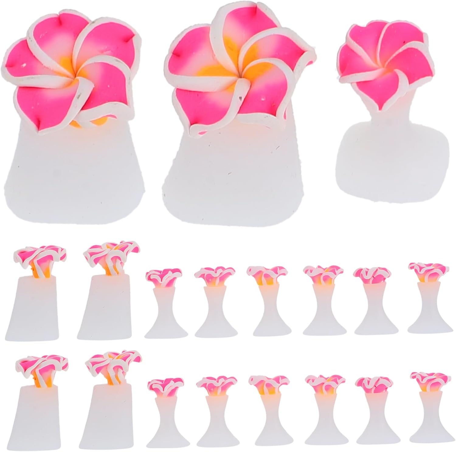 EXQUIMEUBLE 3Sets Silicone Toe Separators for Nail Polish Toe Spacers for Women Pedicure image number 1