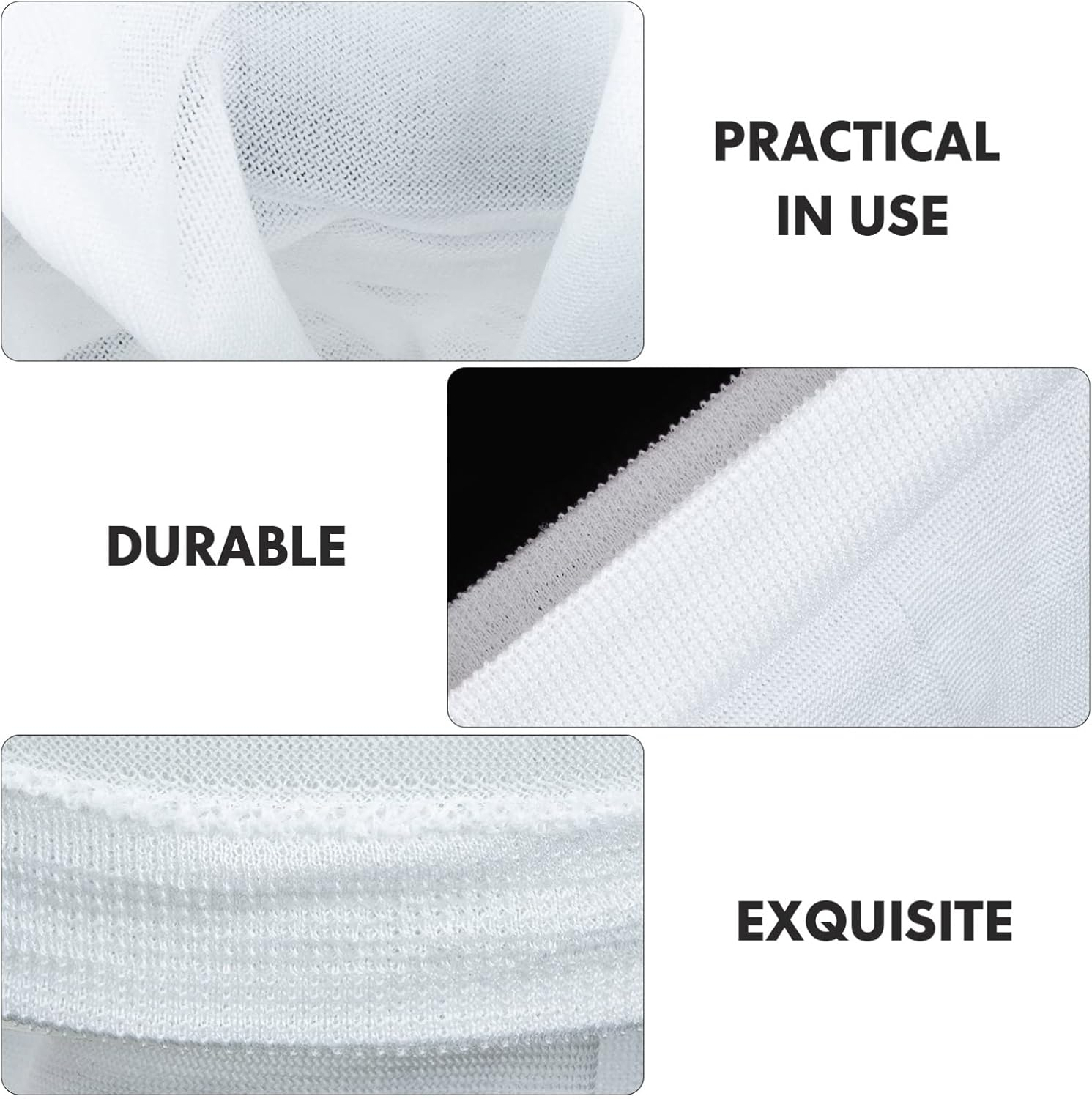 Kisangel 30Pcs Jumbo Skimmer Sock for Pool Cleaning Elastic Pool Filter Skimmer Basket Bags image number 1