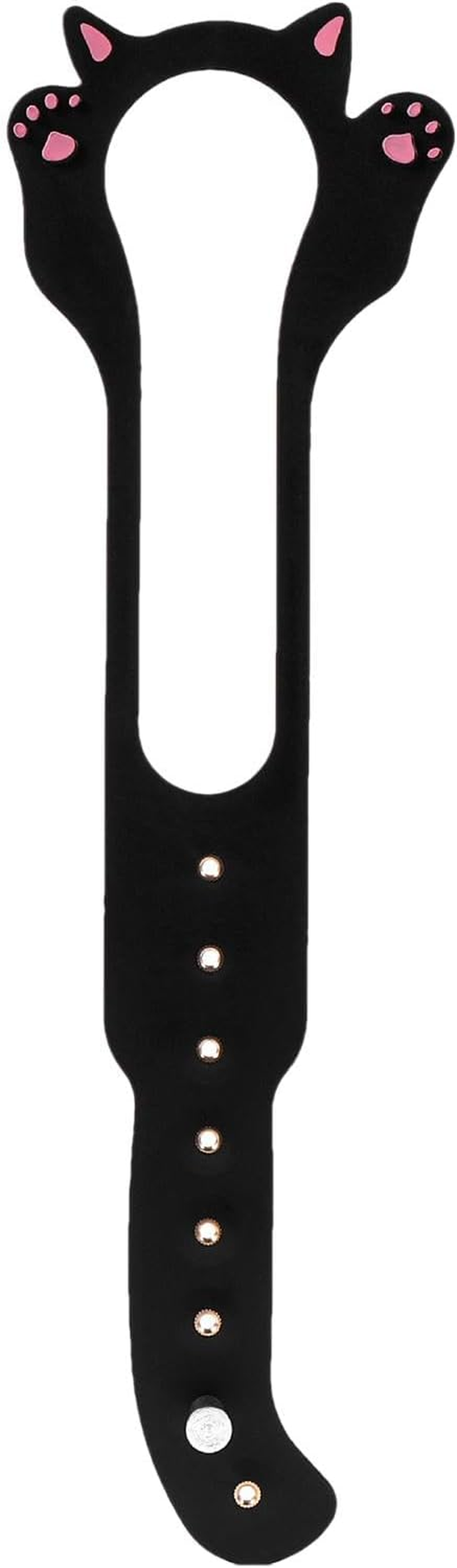 Cat Paw Door Lock, Cat Door Latch Holder, Pet Door Strap for Cat Door Options, Keep Dogs Out, No Tool Required and No Wall Damage Adjustable Pet Gate Holder for Holding Animals