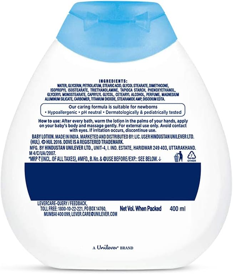 Baby Dove Rich Moisture Baby Lotion 400 Ml image number 2