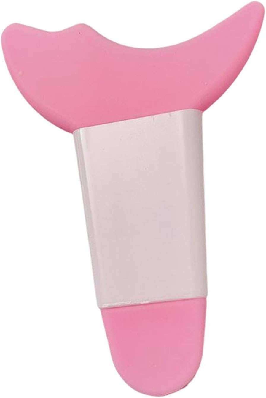 Silicone Eyeliner Stencils, Eyeliner Stencils Wing Tips, Silicone Eyeliner Aid, Silicone Template Beginners Makeup Tool, Eyeliner Stencils Wing Tips for Beginners Women Girls, 6.9Cmx5Cm Pink