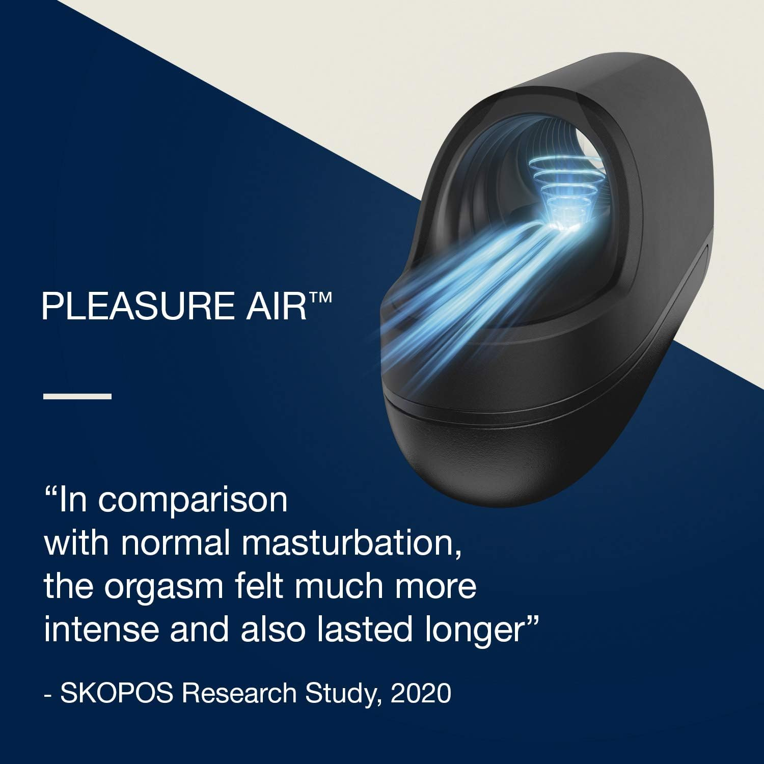 Arcwave Ion Pleasure Air Stroker for Men - Male Masturbator Toy - 8 Intensity Levels - Contactless Stimulation - Waterproof - Cleantech Silicone - Adult Smart Sex Toy - Self Sucking Masturbating Gifts image number 3