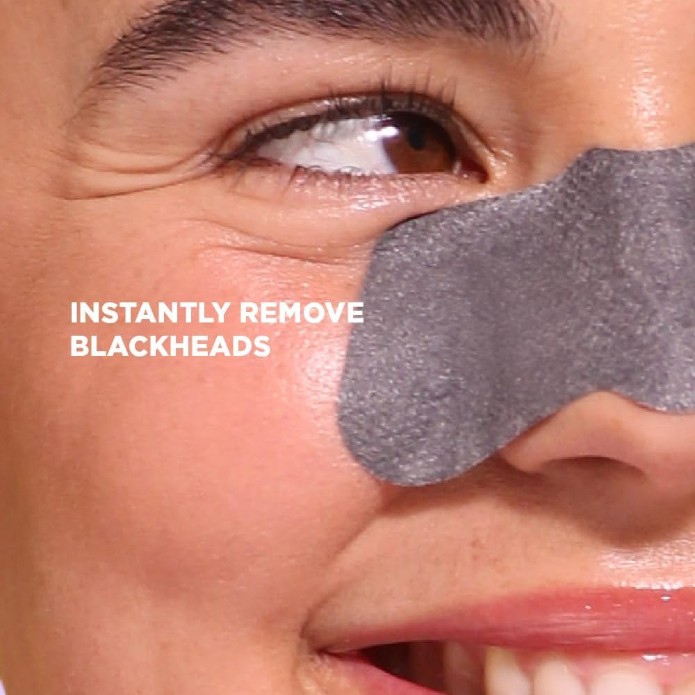 Skin Republic Charcoal Nose Strip Removes Blackheads Instantly | Made in Korea |24 Pimple Patches| 10 Pack image number 4