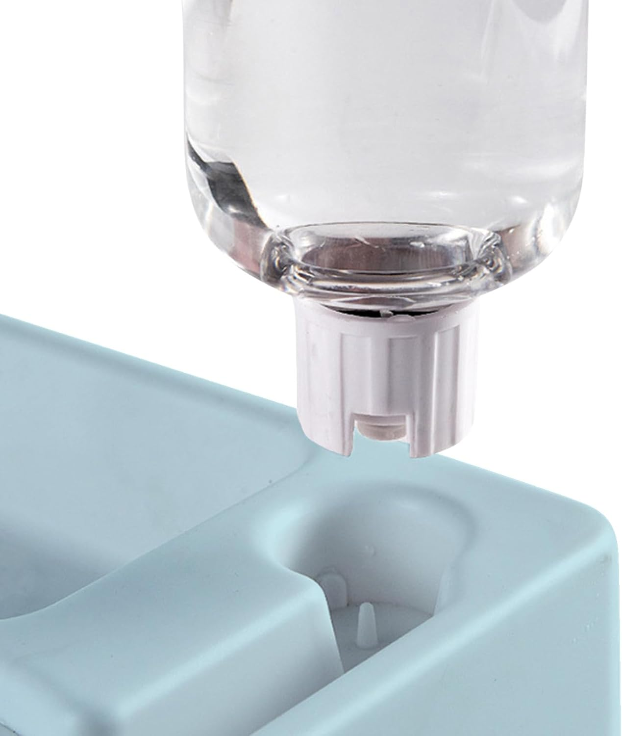 Pet Automatic Waterer Cat Bowl Food Bowl (Blue) - Blue image number 5