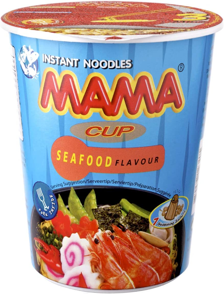 Mama Cup Noodle Pork 70Gm image number 3