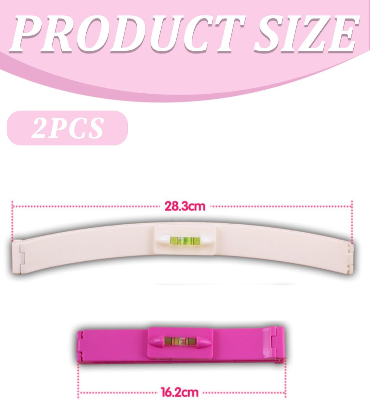 KGDUYC Pack of 2 Hair Cutting Aid, Hair Cutting Tool Clip, DIY Hair Cutting Tool, Easy Haircut, Professional Hair Cutting Tool Set, Salon Hairdresser Styling Ruler