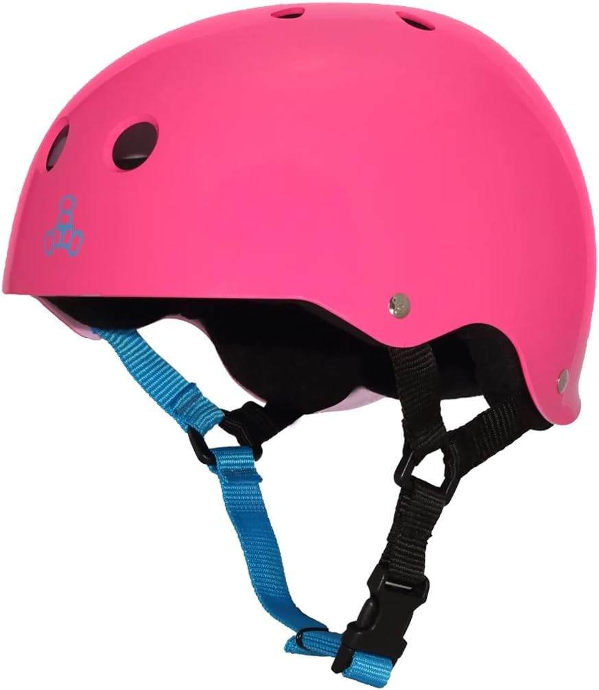 Triple Eight Sweatsaver Helmet, Neon Fuschia Large