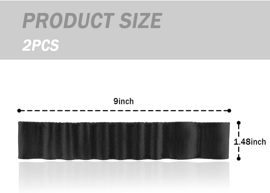 2PCS Door Limiting Straps Compatible with Wrangler CJ YJ TJ JK JKU JL JLU 1985-2023,9Inch Adjustable Heavy Duty Door Check Limiting Straps with Load 1000 Lb,Unique Car Door Guard (Black) image number 2