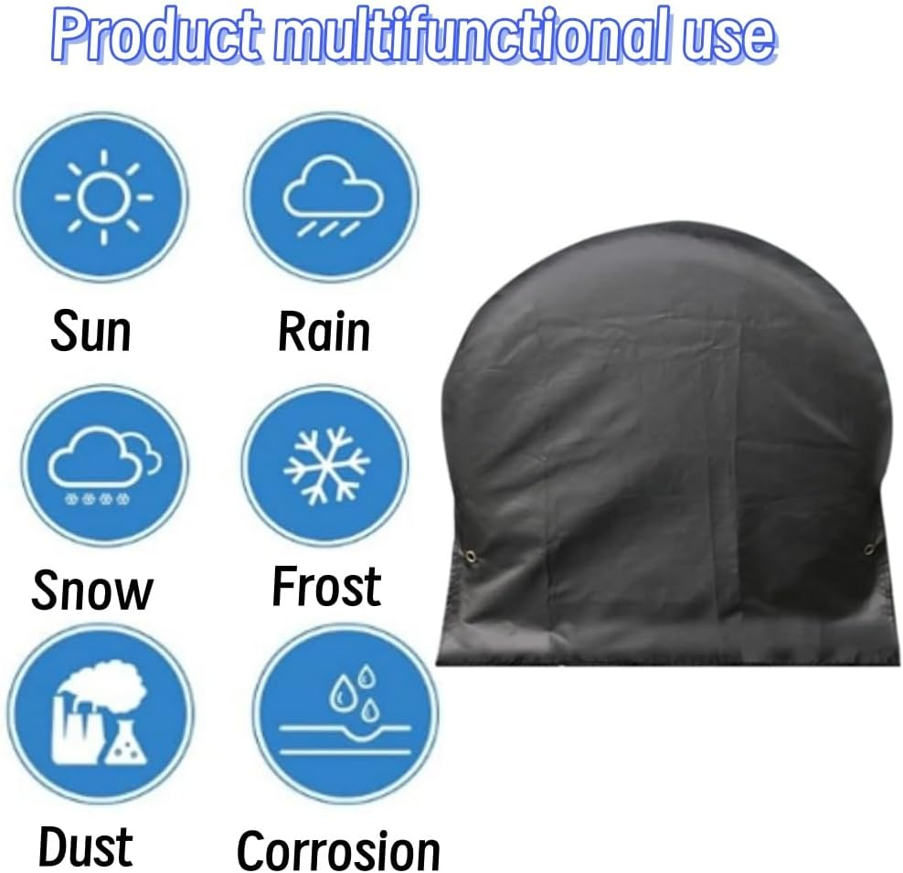Set of 4 Tire Covers,Waterproof Aluminum Film Tire Sun Protectors,Weatherproof Tire Protectors 27-29Inches image number 1