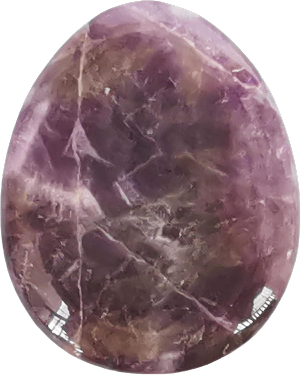 Natural Red Jasper Water Drop Chakra Thumb Worry Stone,Stress Relax Healing Reiki Crystal Pocket Palm Stones