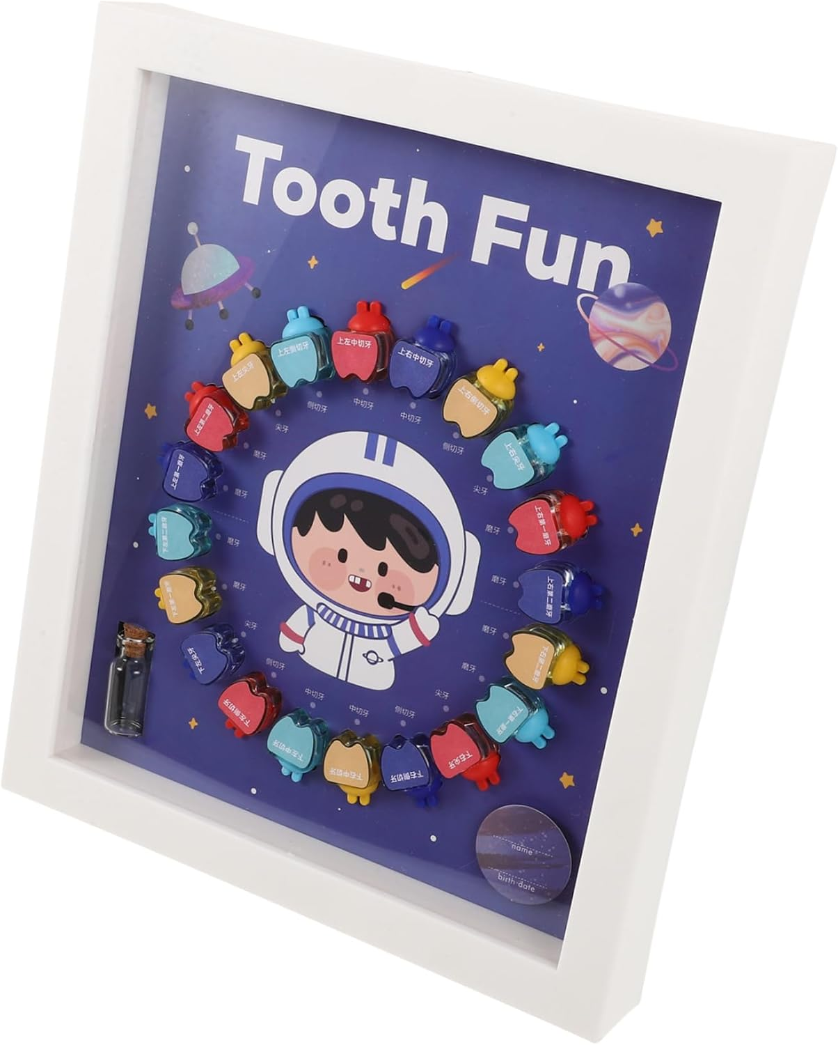 VICASKY Boys First Tooth Box Tooth Saver Organizer Decorative for Boys and Girls image number 4