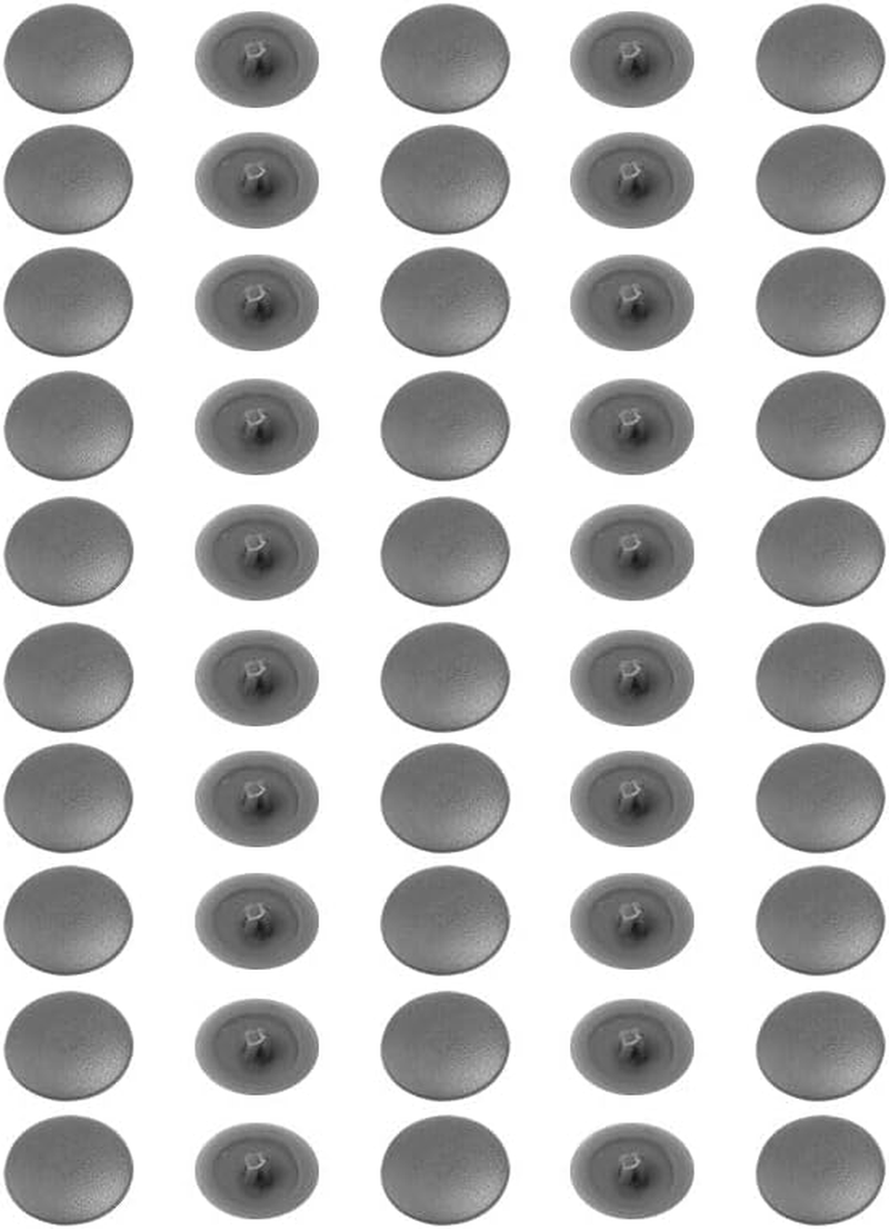 50PCS Coffee Cross Head Screw Cover Caps, 12Mm Plastic Hinge Screw Hole Dust Proof Snap in Decorative Caps Suitable for Furniture Wardrobes Blinds Cabinets, Coffee