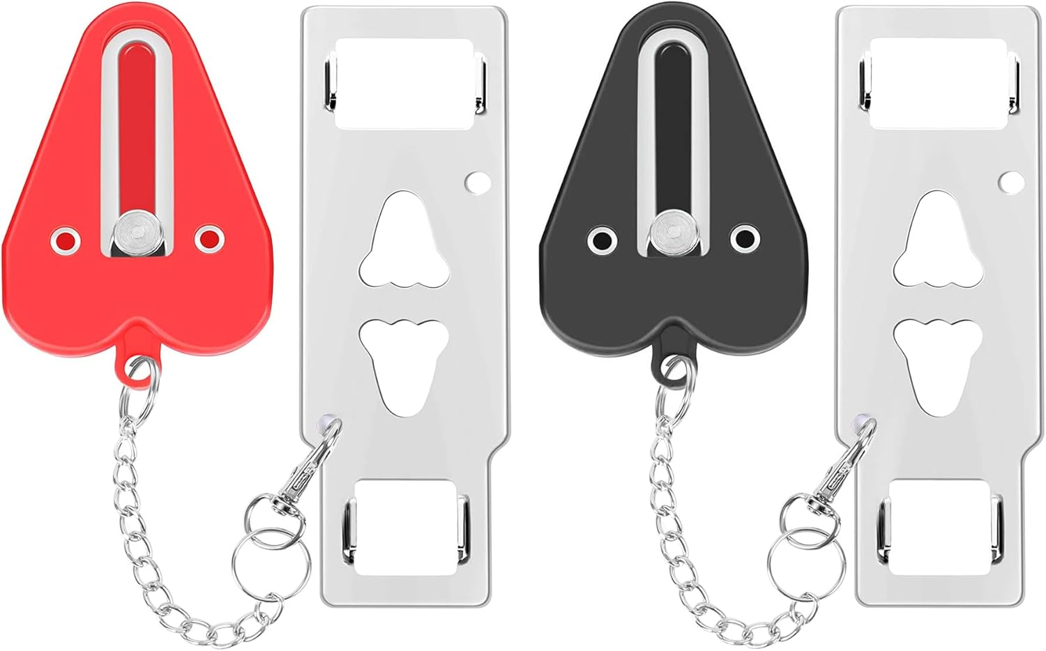 MBBEST Portable Door Lock & Door Stop Alarm,Dual Protection Security Door Kit,Door ​Security Devices Pocket Door Stopper Self Defensey Tools for Hotel Travel Home Apartment House