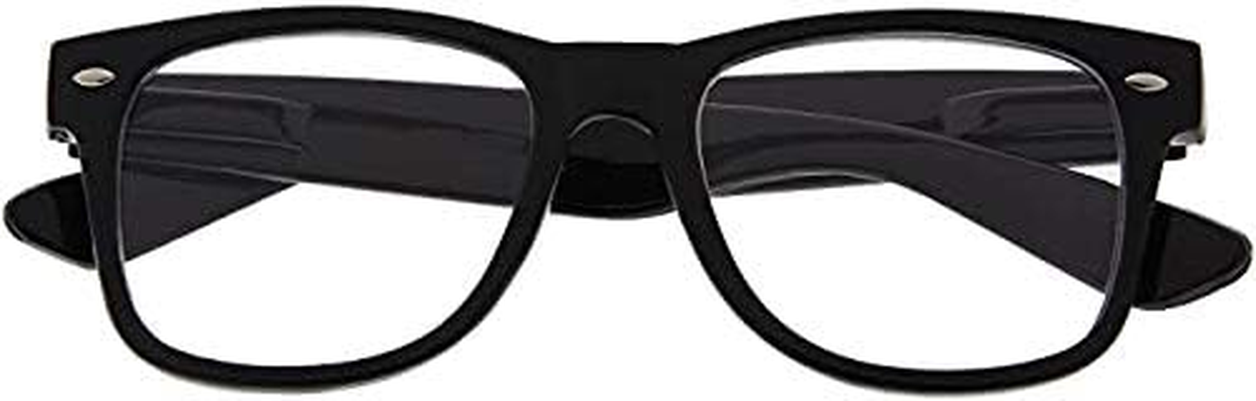 Kids Nerd Glasses Clear Lens Geek Fake for Costume Children'S (Age 3-10) Black image number 2