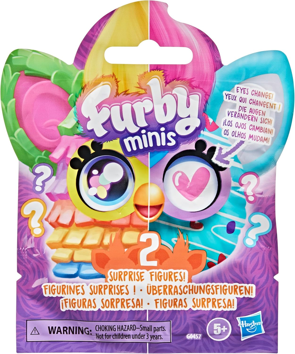 Furby Minis 2 Pack, Series 2 Fashion Theme, Get 2 of 24 Tiny Surprise Toy Figures, 1 Inch Collectibles, Ages 5+ image number 4