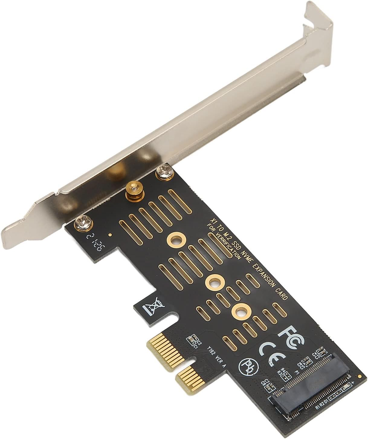 NVME M.2 Pcie X1 Adapter Card Easy for Compatible with Pcie 4.0 3.0 2.0 SSD, Stable PCB Material for Long-Term Use, for PC Desktop image number 2