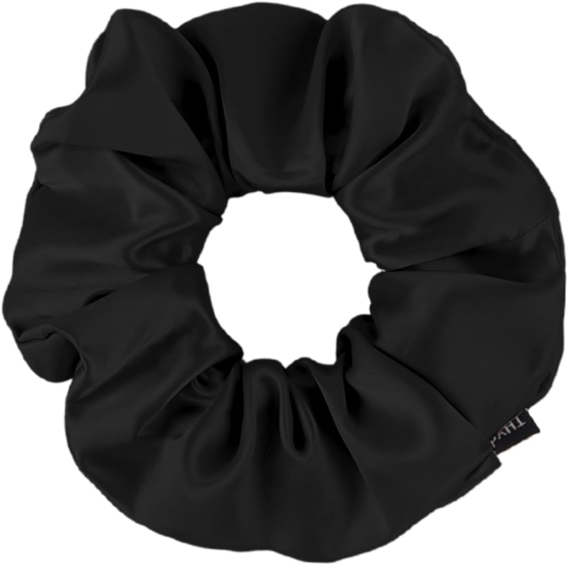 THXSILK Hair Silk Scrunchies with Bow for Women Pure Mulberry Silk Hair Cute Kitsch Scrunchies for Girls Women'S Thick Hair Grey