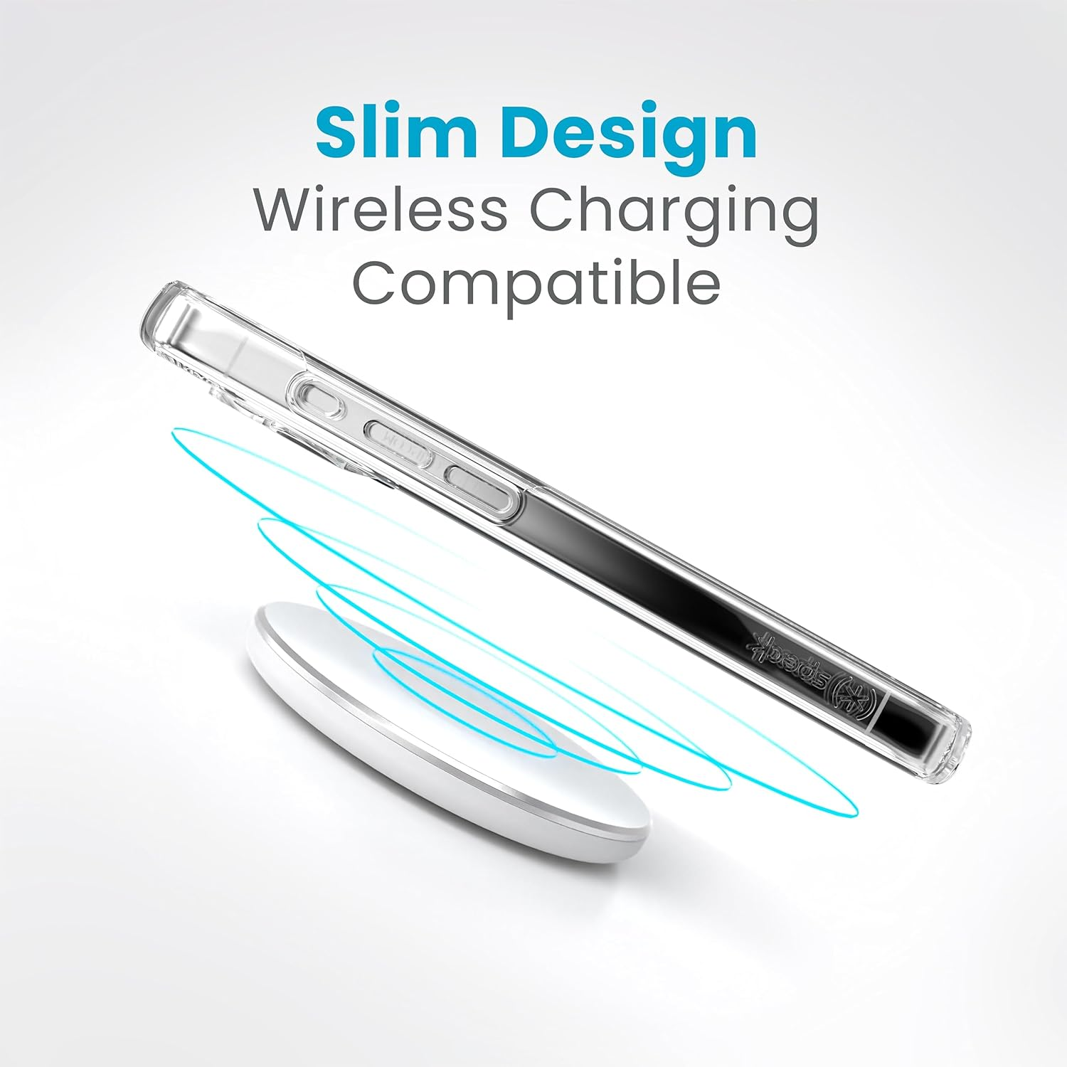 Speck Clear Iphone 15 Pro Case - Drop Protection - Scratch Resistant, Anti-Yellowing, 6.1 Inch Phone Case - Presidio Clear/Clear image number 2