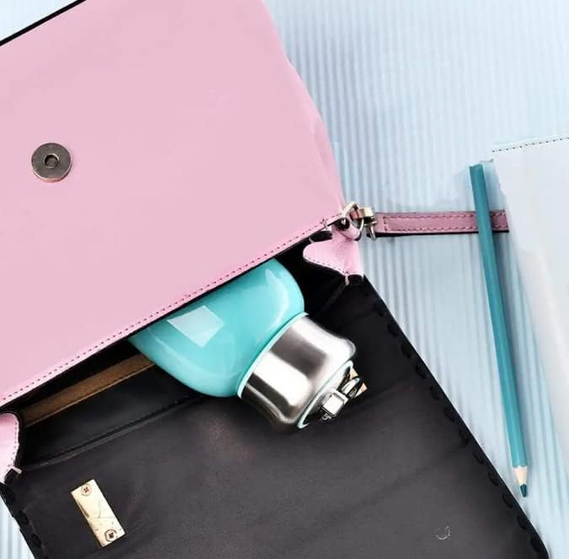 7Oz/200Ml Small Mini Vacuum Insulated Water Bottle Portable Leakproof Travel Mug Stainless Steel Cold and Hot Thermal Flask for Kids Children Women School Office Lunch Coffee Milk Tea (Teal)