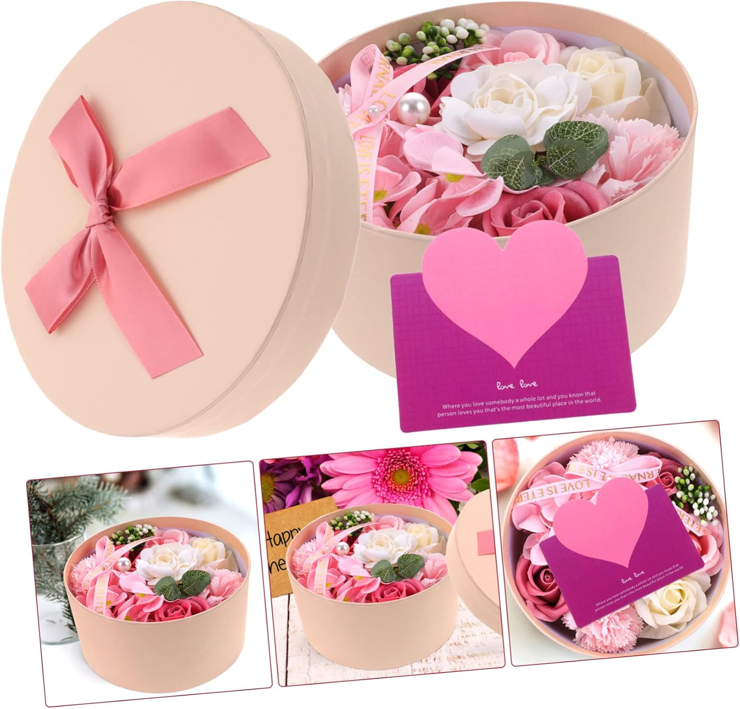 ABOOFAN Realistic Soap Flower Fake Flower Adornment for Decor Home Wedding Decor image number 5