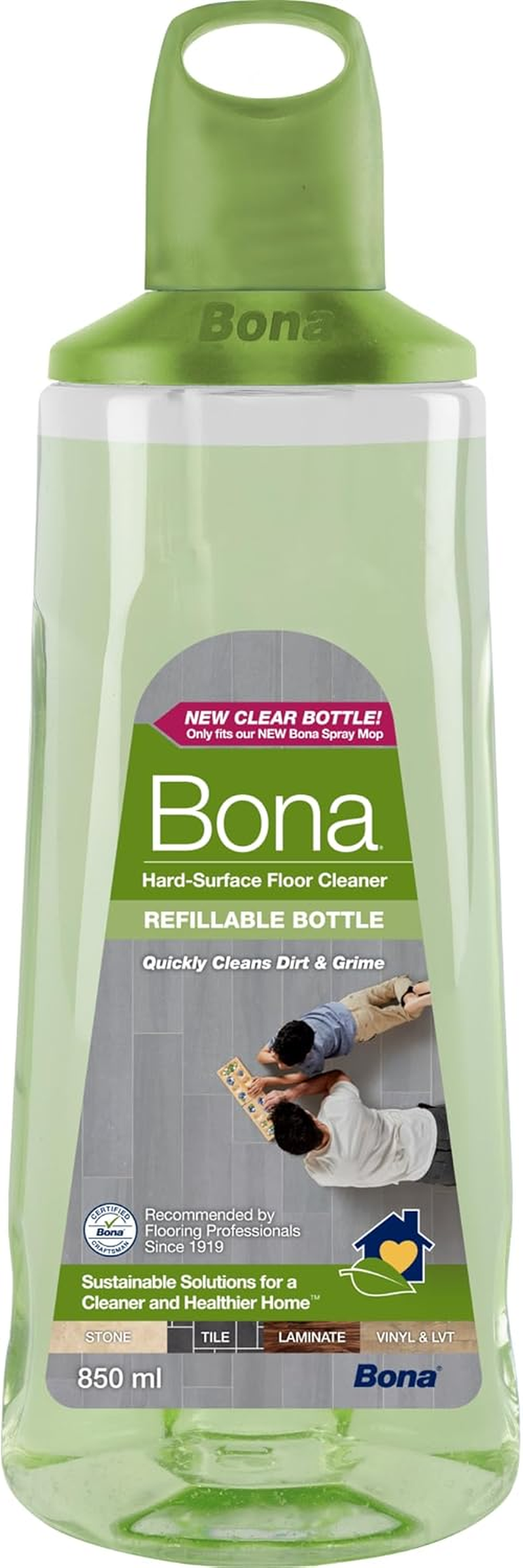 Bona Hard Surface Floor Cartridge Refill, 0.85 Litre