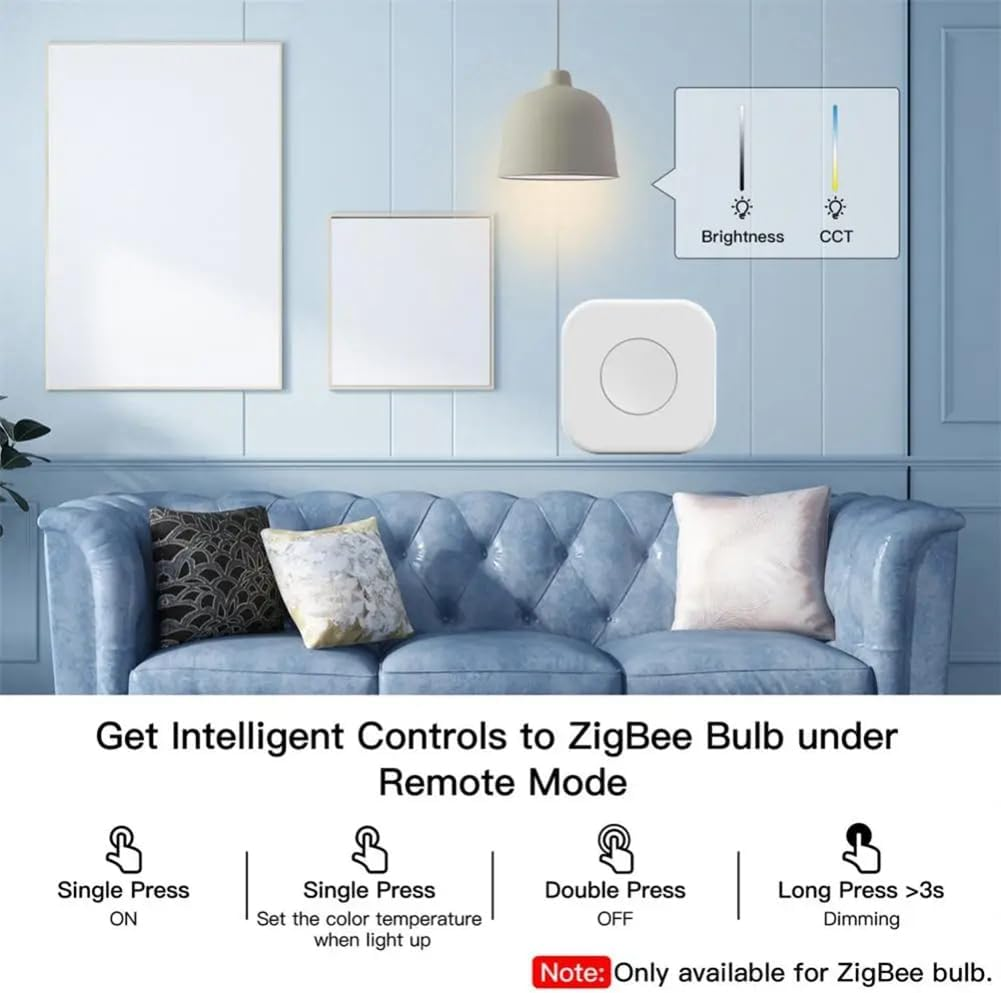 Aribrnten Intelligent Linkage Wireless Switch Zigbee Devices Button Automation Work with Smart Life image number 1