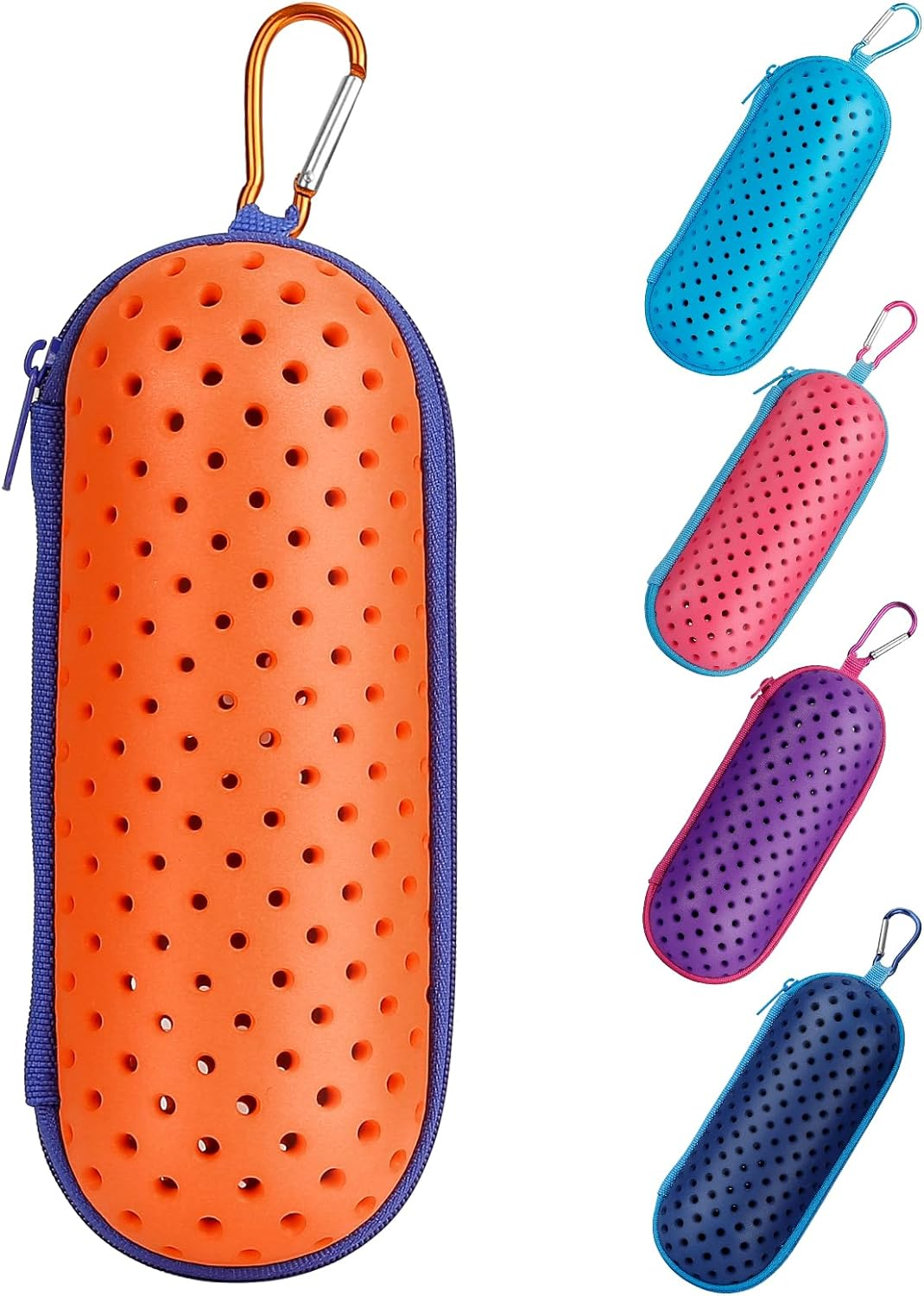 Jetmast Swim Goggle Case for Swimming Goggles, Sunglasses, Zipper Eyeglasses Case image number 5