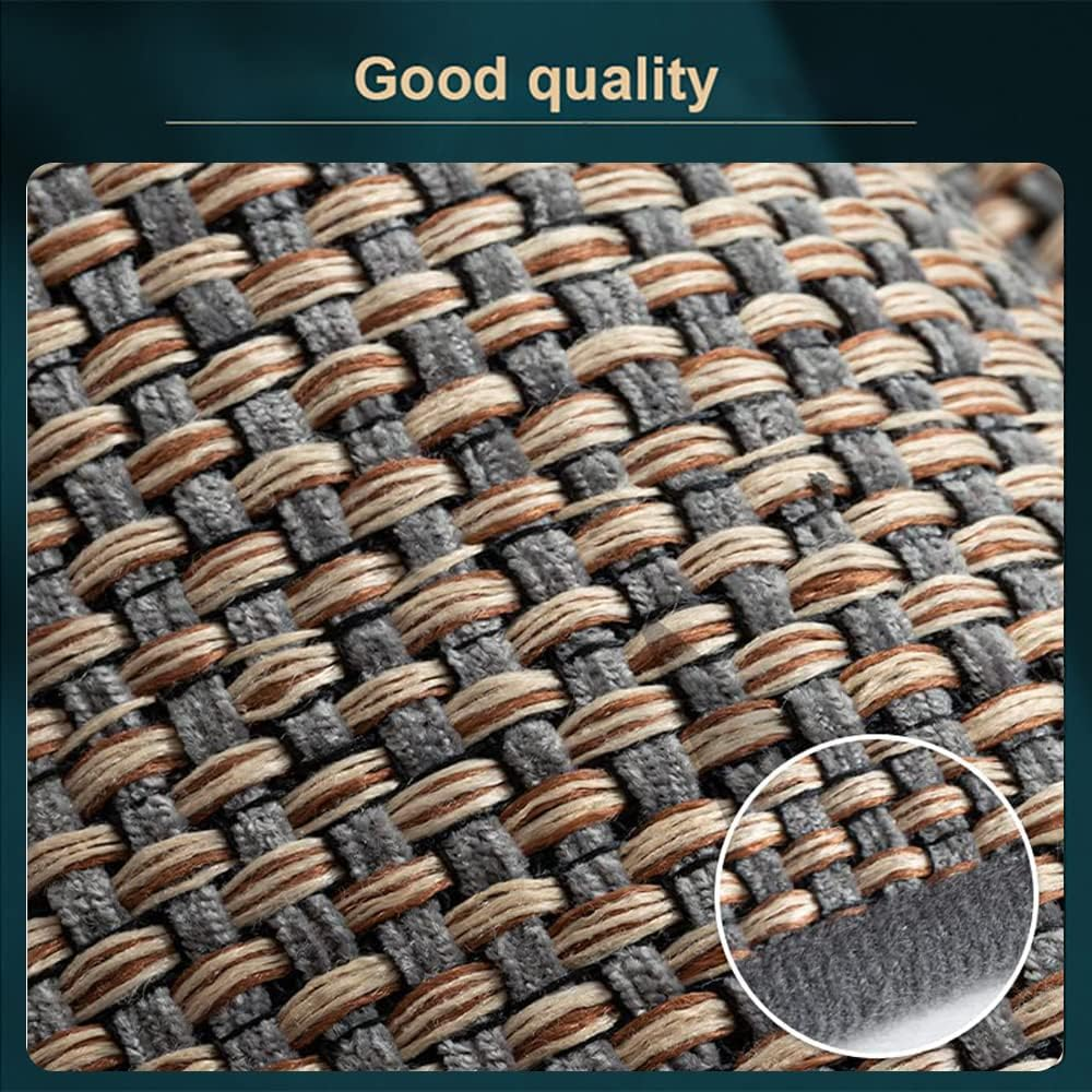 2 PCS Kitchen Rugs Washable, Non-Slip Kitchen Mats Natural Rubber Kitchen Mats for Floor Runner Rugs Set for Kitchen Floor Front of Sink, Hallway, Laundry Room (Grey)