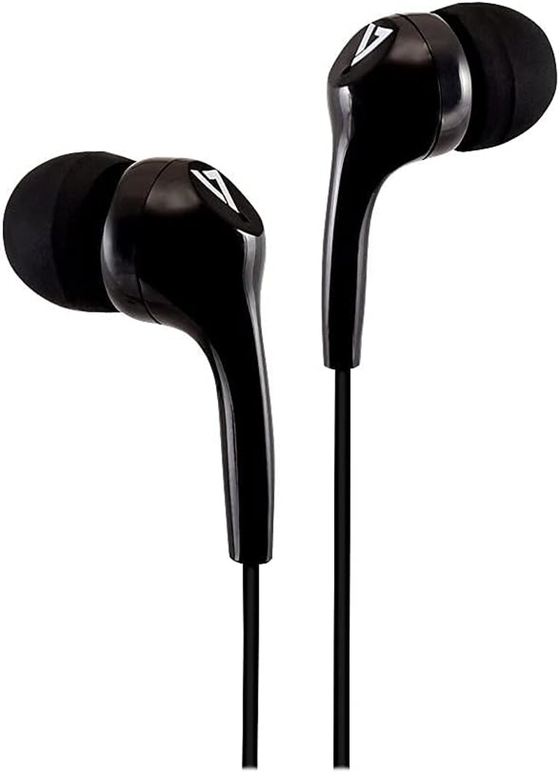 V7 Lightweight Stereo Earbuds Earbuds without Microphone image number 1