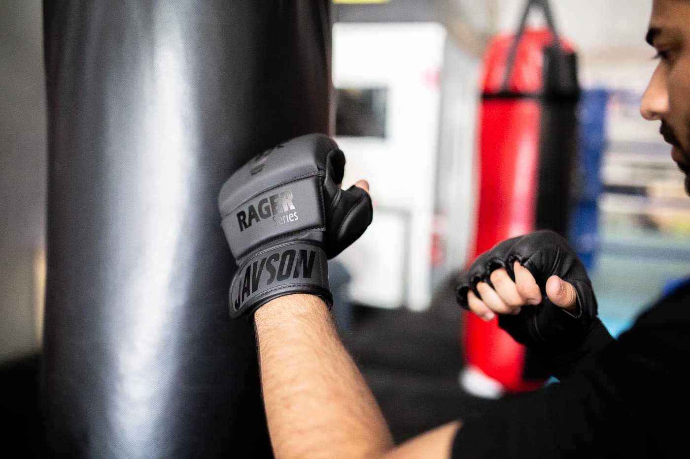 MMA Gloves Artificial Leather for Men & Women, Kickboxing Gloves Martial Arts Gloves for Grappling, Kickboxing, Muay Thai, Cage Fight & Punching Bag Gloves for UFC Training & Sparring by Javson image number 4