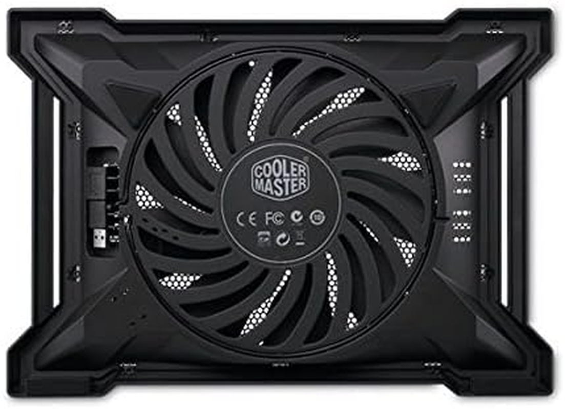 Cooler Master Notepal X-Slim II Laptop Cooling Pad 'Silent 200Mm Fan, Egonomic Design, Supports up to 15.6" Laptops' R9-NBC-XS2K-GP image number 3