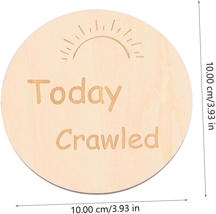 13Pcs Monthly Cards Growth Cards for Newborn Photography Props Growth Recording Shower Gifts for Milestone Moments image number 1