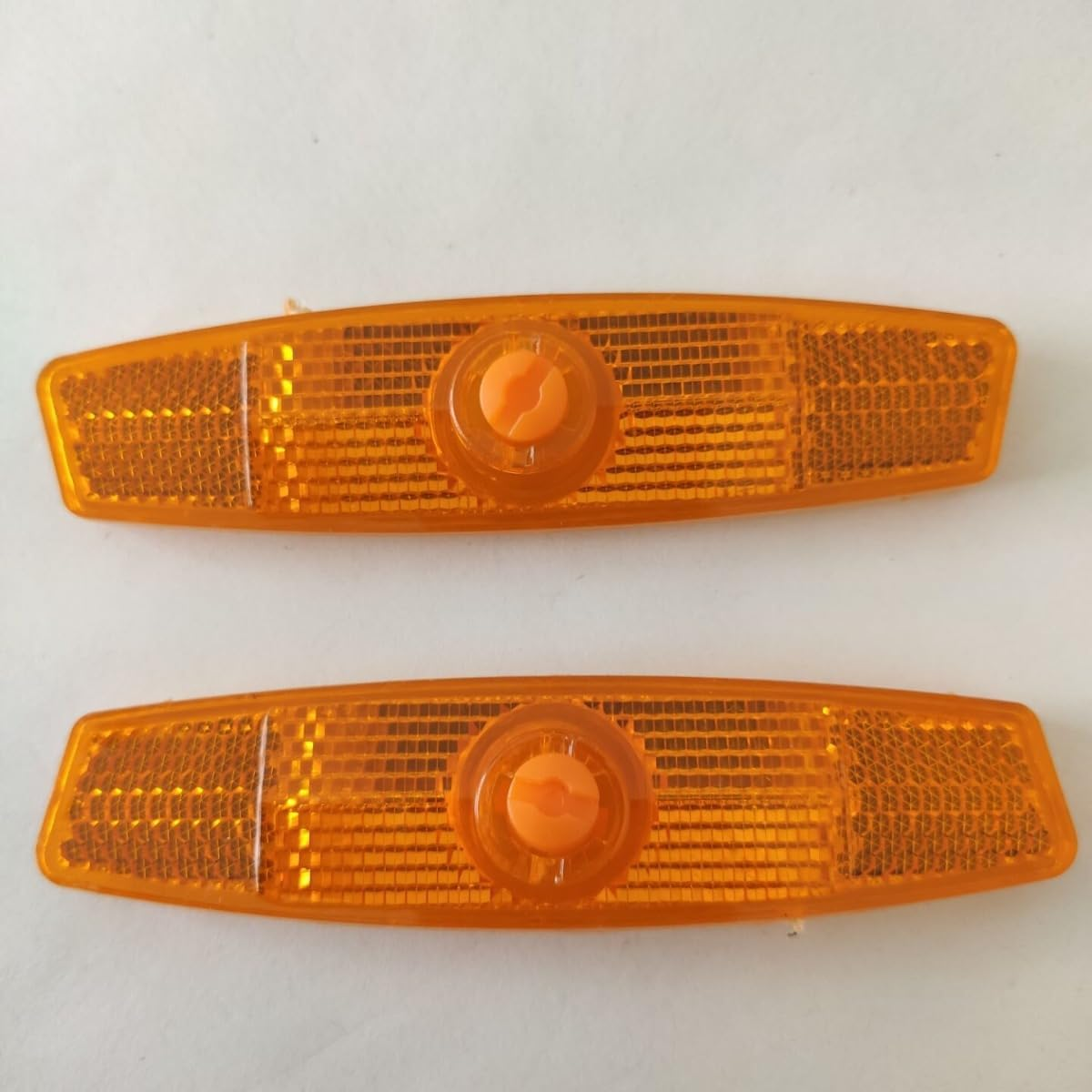 10Pcs Wezxrauo Ultra Bright Orange Bike Wheel Reflectors, Universal Spoke Reflectors for Bicycles and Motorcycles, High Visibility Safety Reflector Kit for Night Riding Warning & Cycling Accessories image number 1