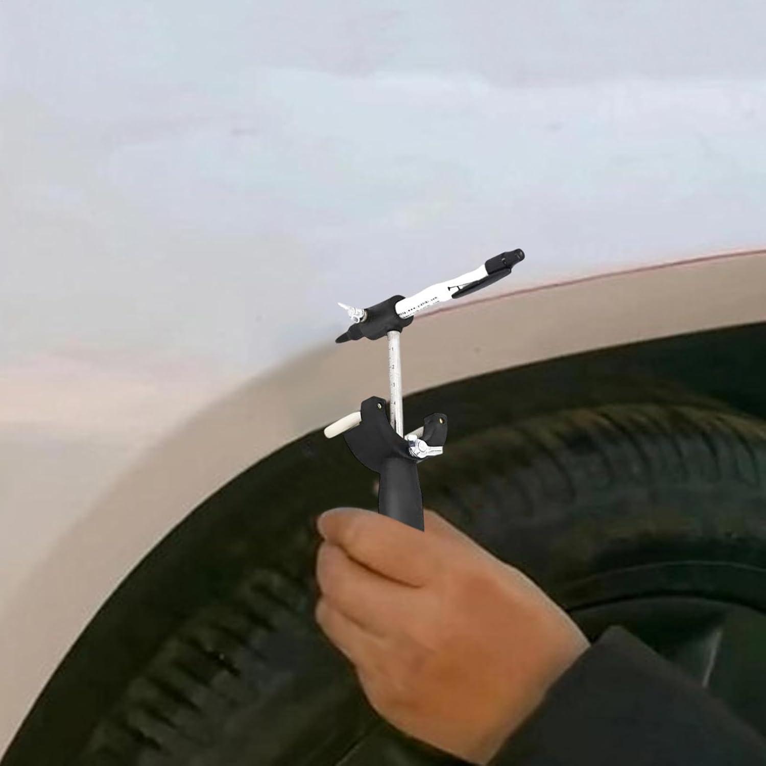 Wheel Marking Gauge, Adjustable Wheel Scriber, Auto Body Tools, Car Repairing Scriber, Wheel Arch Tools, Adjustable Car Repair Tools, Auto Body Equipment, for Family, Friends, Home image number 3